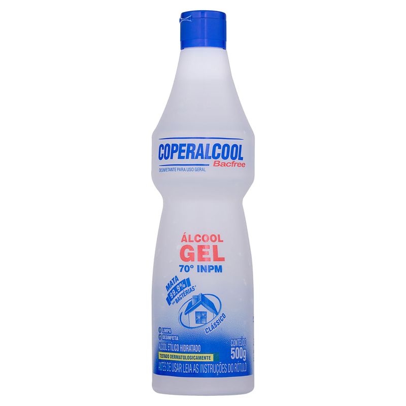 Alcool-em-Gel-70º-INPM-Classico-Coperalcool-Bacfree-500g