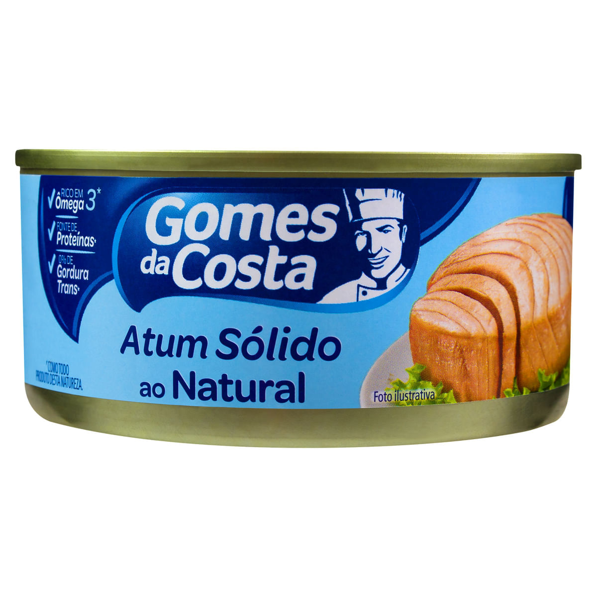 Atum em Pedaço ao Natural Gomes da Costa Lata 120g
