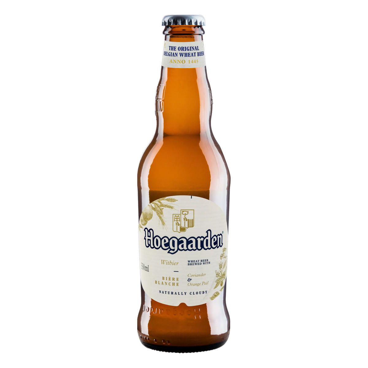 Cerveja Witbier Laranja e Coentro Hoegaarden Long Neck 330ml