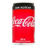 Refrigerante Coca-Cola Zero sem Açúcar Lata 220ml