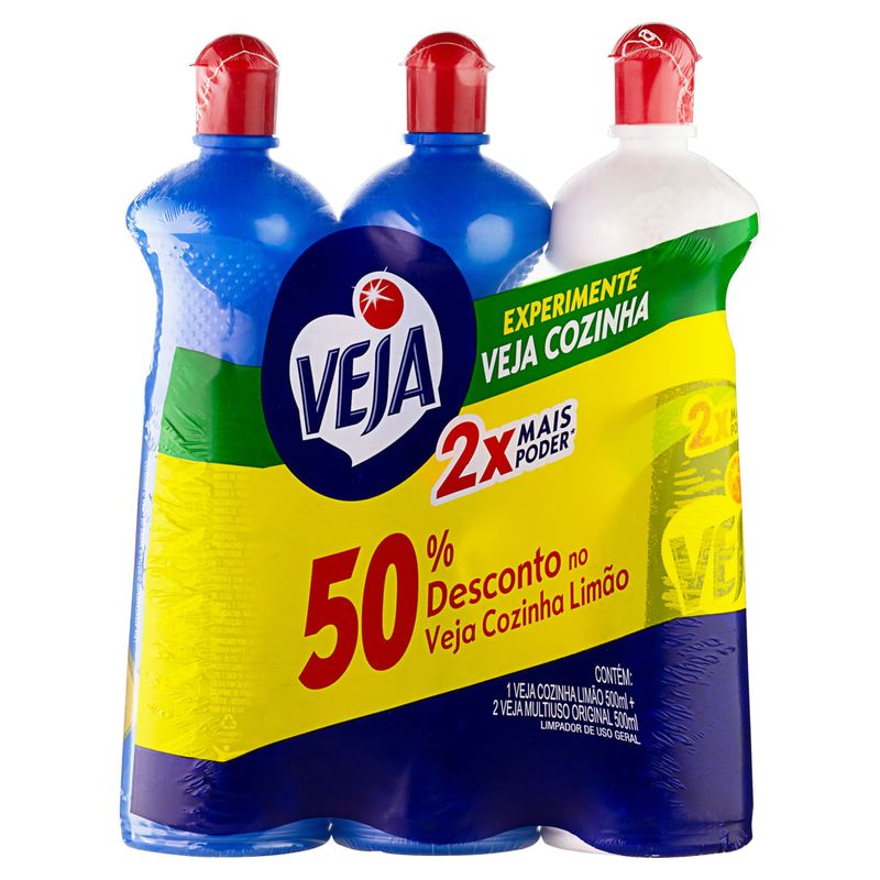 Kit-2-Limpadores-Multiuso-Original---1-Limpador-Multiuso-Cozinha-Limao-Veja-Gold-500ml