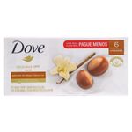 Pack-Sabonete-em-Barra-Oleo-de-Karite-e-Baunilha-Dove-Delicious-Care-6-Unidades-90g-Cada-Leve-Mais-Pague-Menos