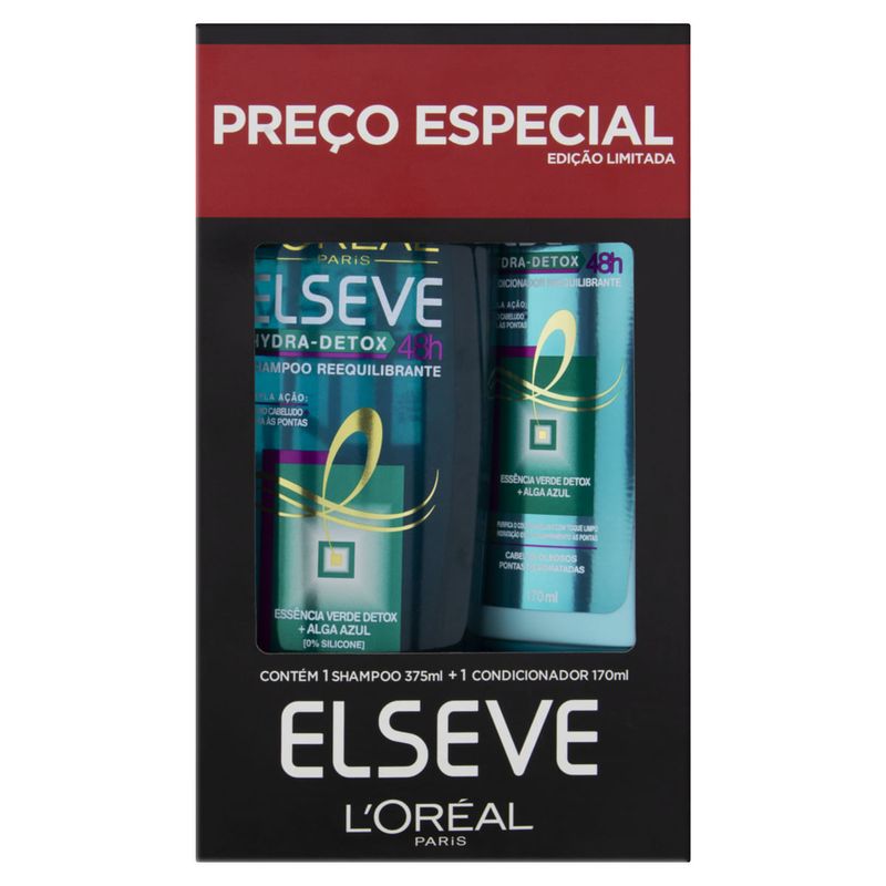 Kit-Shampoo-375ml---Condicionador-170ml-L-oreal-Paris-Elseve-Hydra-Detox