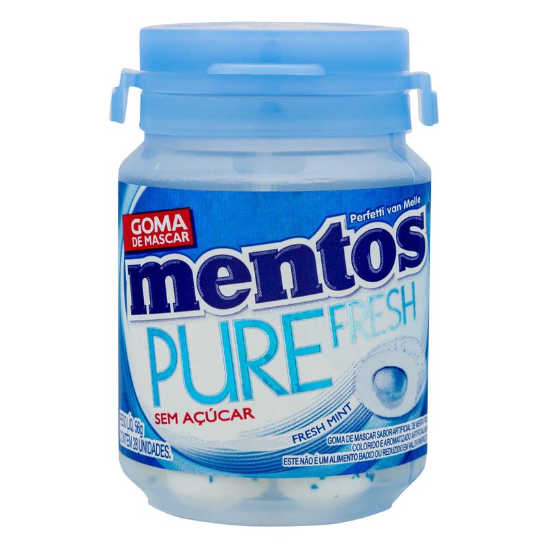 Goma-de-Mascar-Menta-Fresca-Zero-Acucar-Mentos-Pure-Fresh-56g-28-Unidades