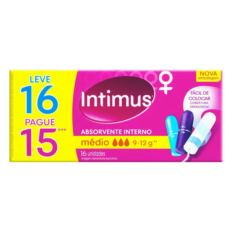 Absorvente-Interno-Medio-Intimus-Leve-16-Pague-15-Unidades