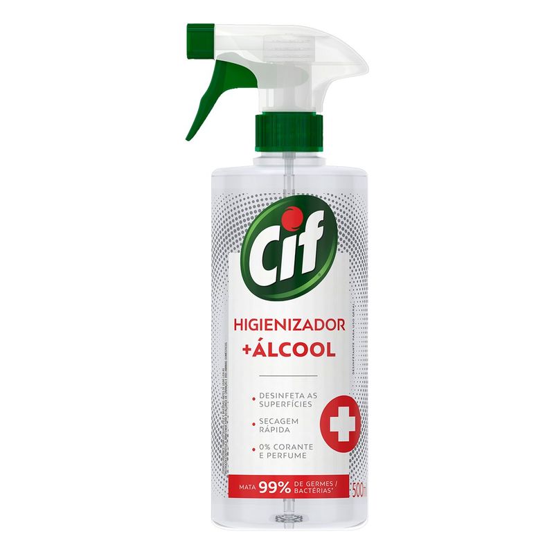 Alcool-Liquido-Higienizador-Cif-500ml-Borrifador