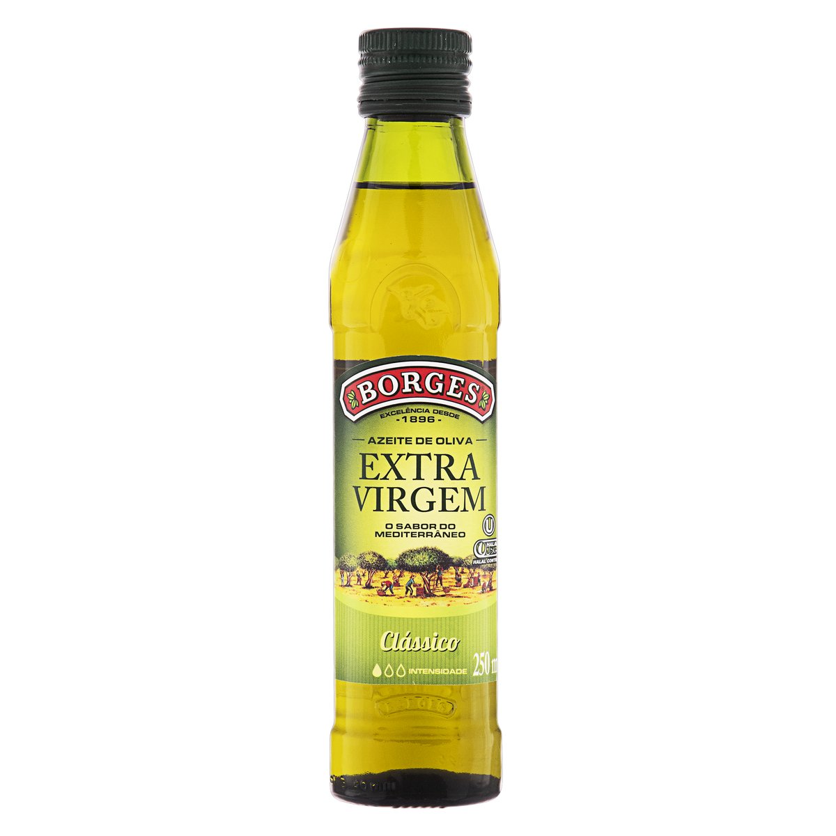 Azeite de Oliva Extra Virgem Clássico Espanhol Borges Garrafa 250ml