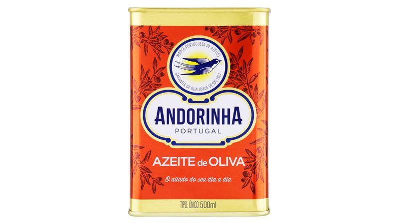 Azeite de Oliva Extra Virgem Português Andorinha Lata 500ml