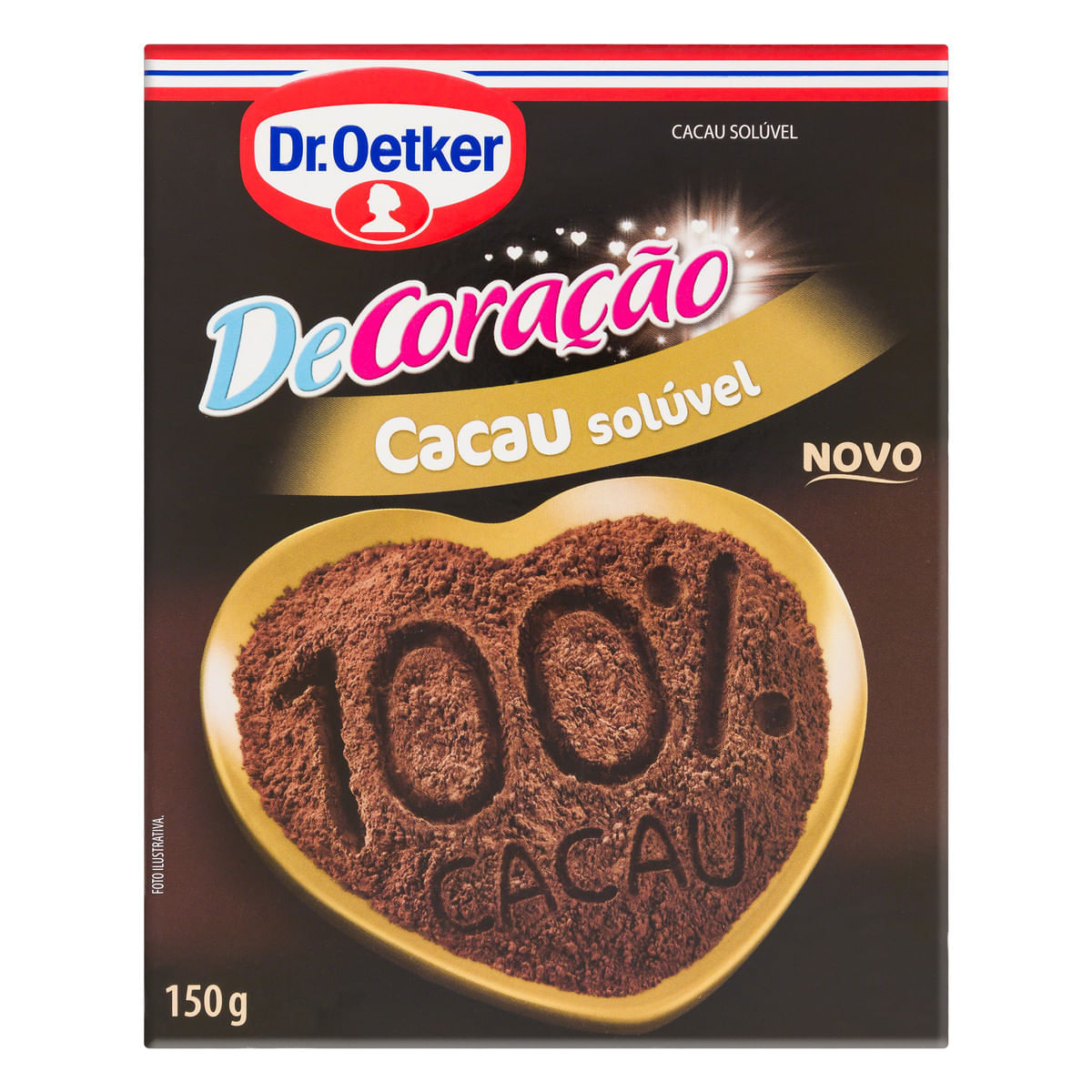 Cacau em Pó Solúvel Dr. Oetker DeCoração Caixa 150g