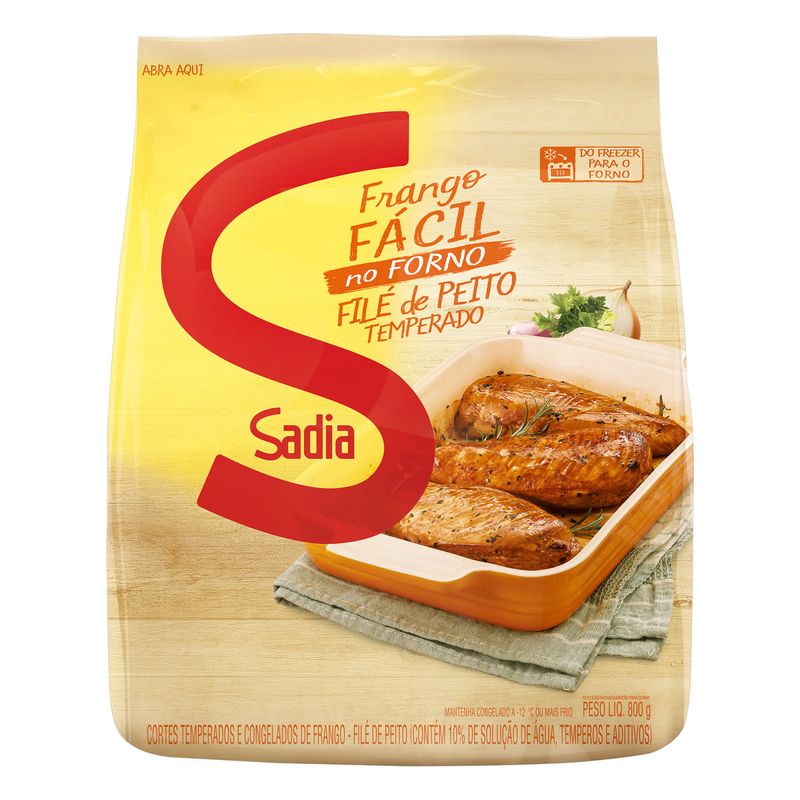 File-de-Peito-de-Frango-Congelado-Temperado-sem-Pele-sem-Osso-Sadia-Frango-Facil-800g