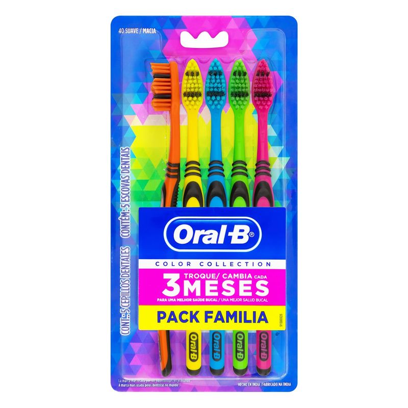 Pack-Escova-Dental-Suave-Oral-B-Color-Collection-5-Unidades