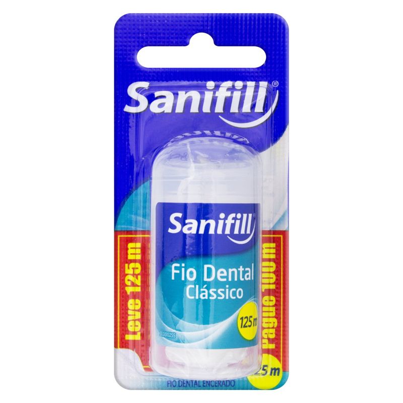 Fio-Dental-Classico-Sanifill-Leve-125m-Pague-100m