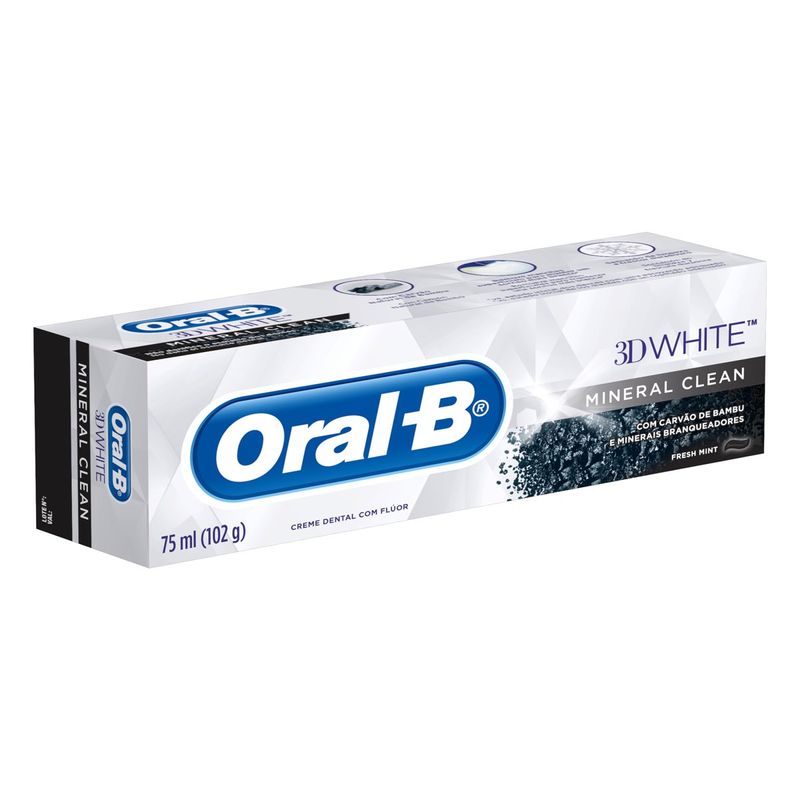 Creme-Dental-Mineral-Clean-Fresh-Mint-Oral-B-3D-White-102g