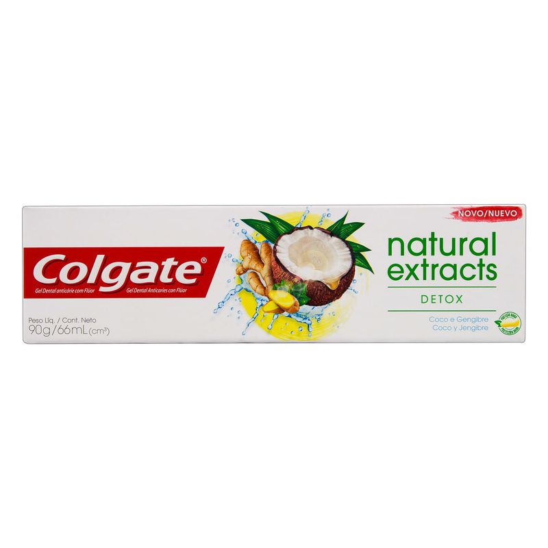 Gel-Dental-Detox-Coco-e-Gengibre-Colgate-Natural-Extracts-90g