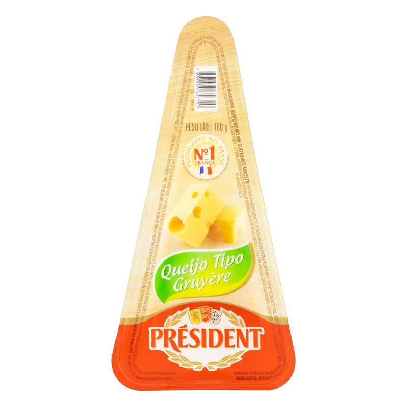 Queijo-Gruyere-President-160g