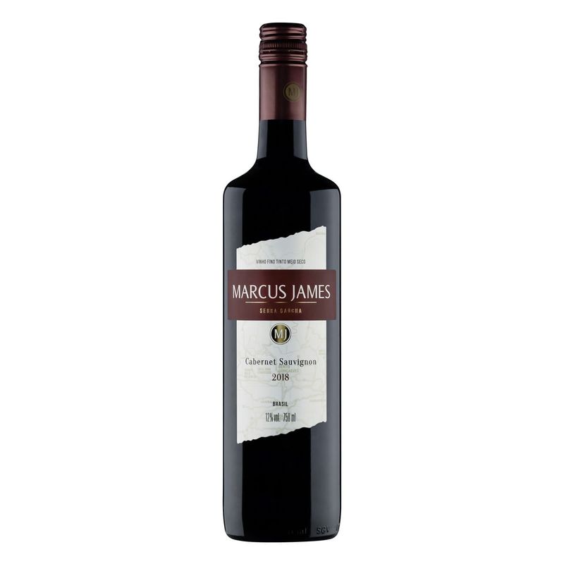 Vinho-Brasileiro-Tinto-Meio-Seco-Marcus-James-Cabernet-Sauvignon-750ml