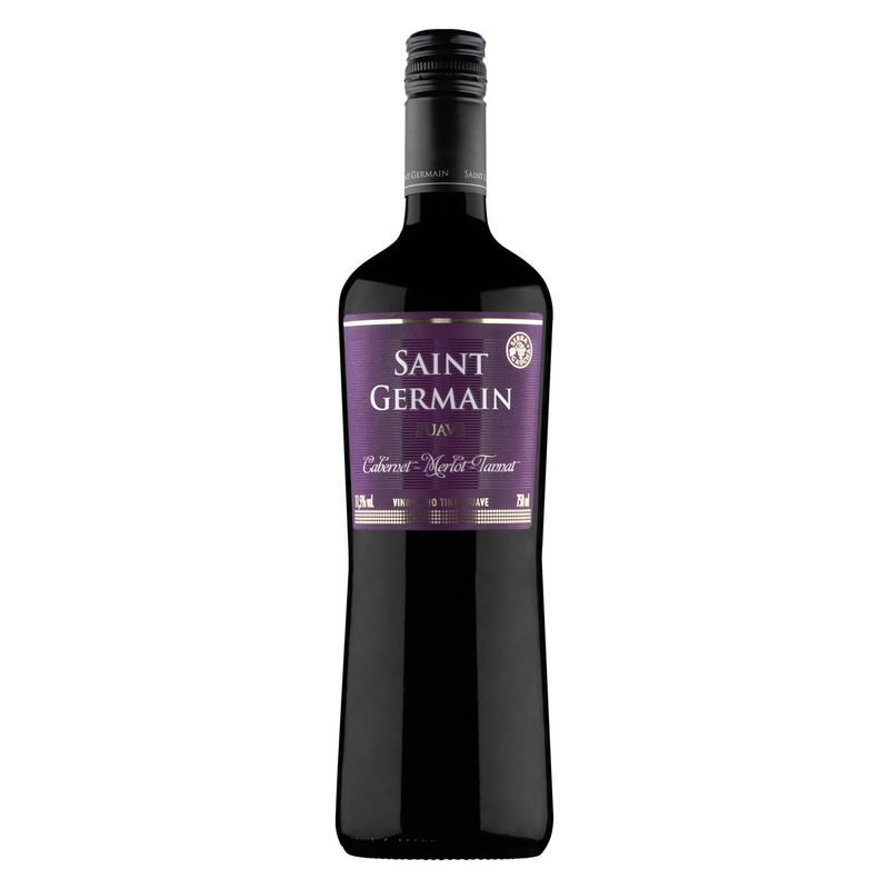 Vinho-Brasileiro-Tinto-Suave-Saint-Germain-Cabernet-Merlot-Tannat-Serra-Gaucha-750ml