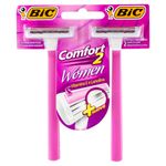 Aparelho-de-Depilar-Descartavel-Bic-Comfort-2-Women-2-Unidades