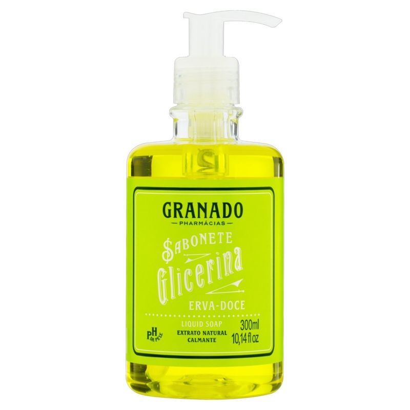 Sabonete-Liquido-Erva-Doce-Granado-Glicerina-300ml