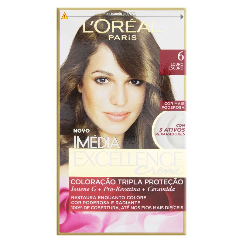 Kit-Coloracao-Creme-6-Louro-Escuro-L-oreal-Paris-Imedia-Excellence