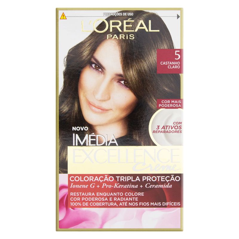 Kit-Coloracao-Creme-5-Castanho-Claro-L-oreal-Paris-Imedia-Excellence