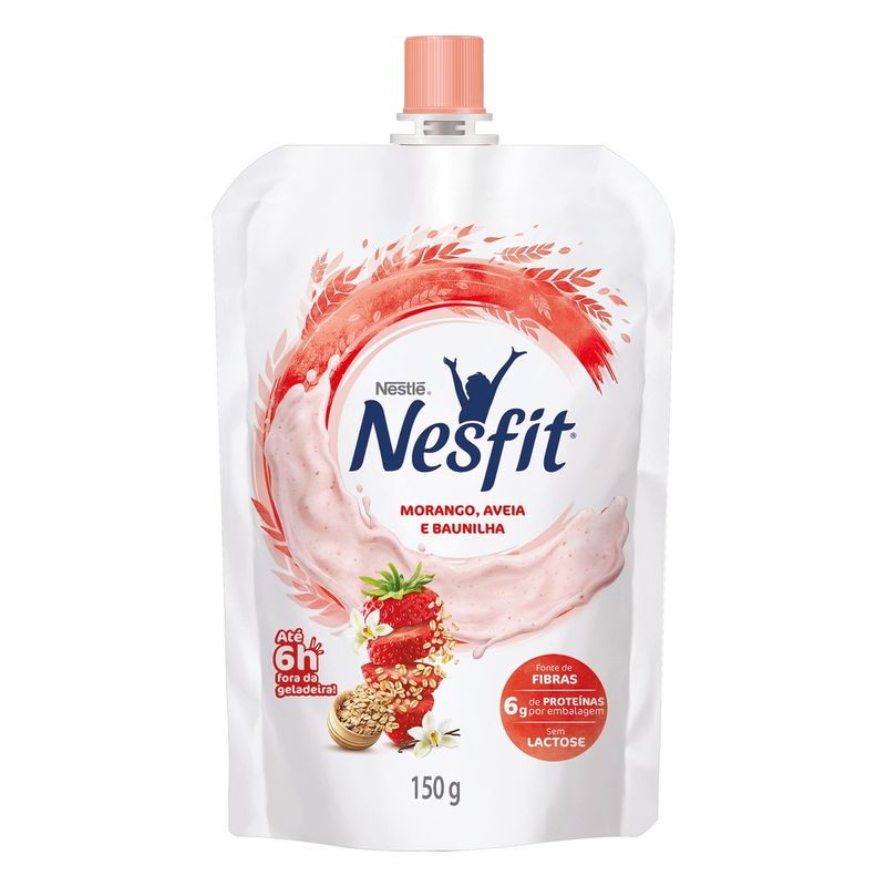 Iogurte-Desnatado-Morango-Aveia-e-Baunilha-Zero-Lactose-Nestle-Nesfit-150g