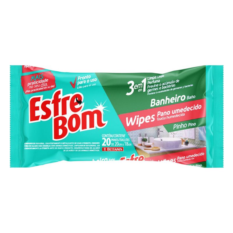 Pano-Umedecido-Banheiro-Pinho-Esfrebom-Wipes-20cm-x-18cm-20-Unidades