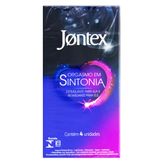 Preservativo Masculino Lubrificado Orgasmo em Sintonia Jontex Pacote com 4 Unidades