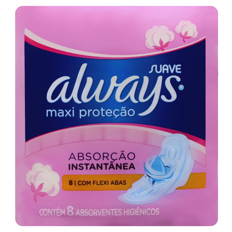 Absorvente-com-Abas-Suave-Always-Maxi-Protecao-com-8-Unidades