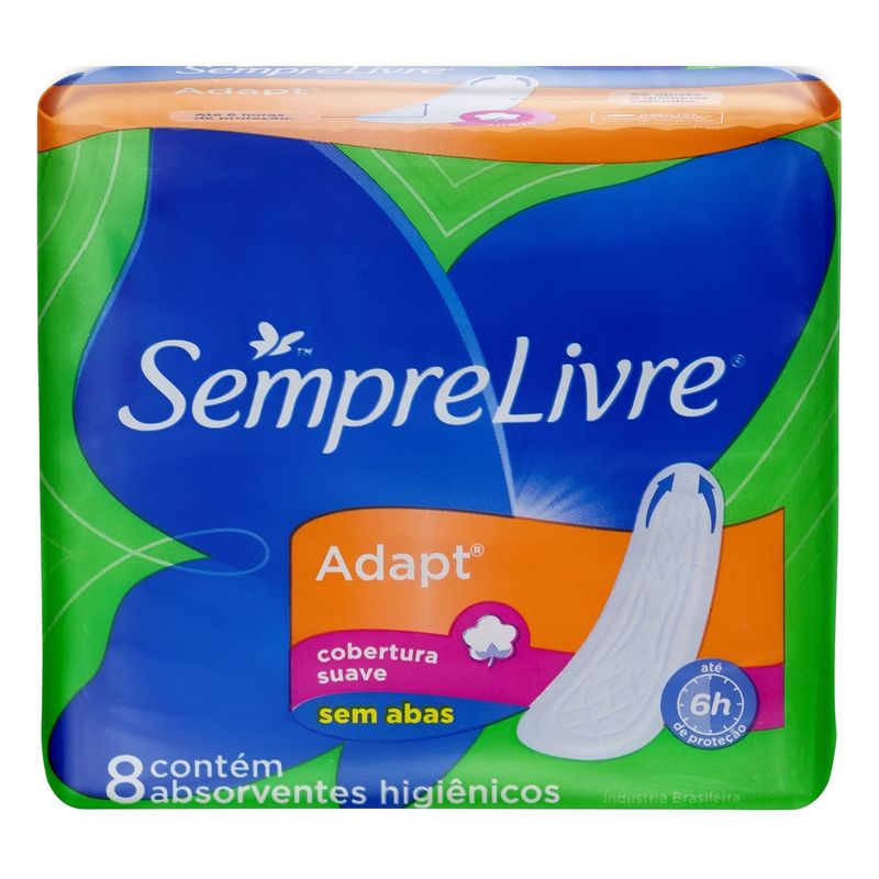 Absorvente-sem-Abas-Suave-Sempre-Livre-Adapt-8-Unidades