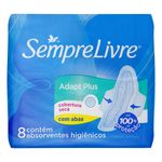 Absorvente-com-Abas-Seca-Sempre-Livre-Adapt-Plus-com-8-Unidades