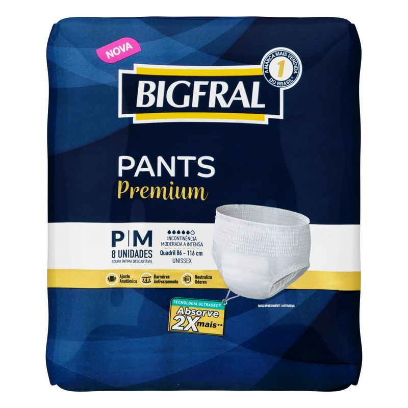 Roupa-Intima-Descartavel-Unissex-Bigfral-Pants-Premium-P-M-8-Unidades