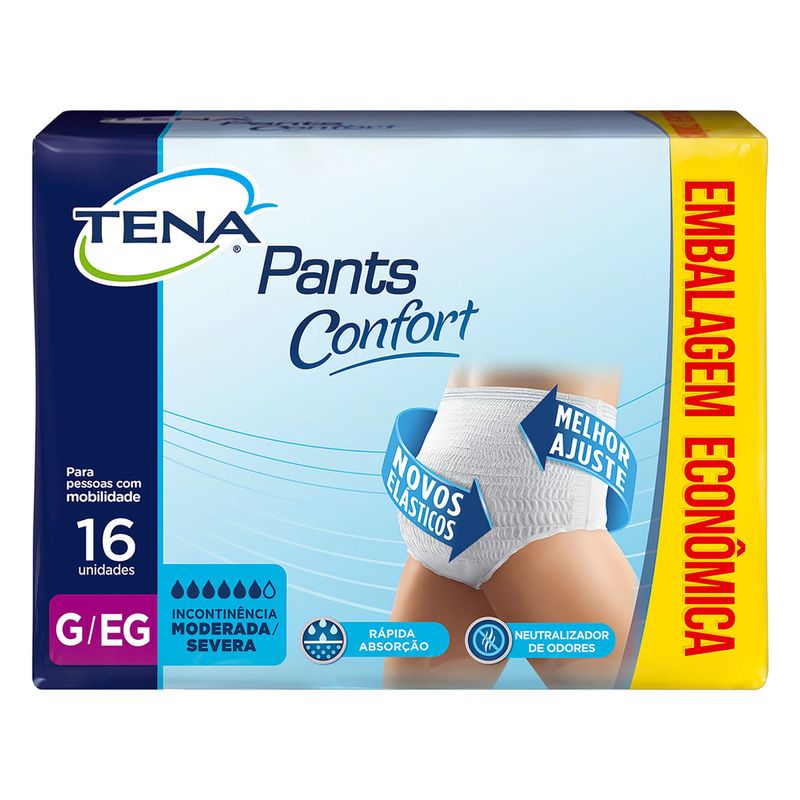 Roupa-Intima-Descartavel-G-EG-Unissex-Tena-Pants-Confort-16-Unidades