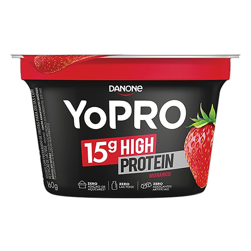 Iogurte-Desnatado-Morango-Zero-Lactose-Yopro-15g-High-Protein-160g