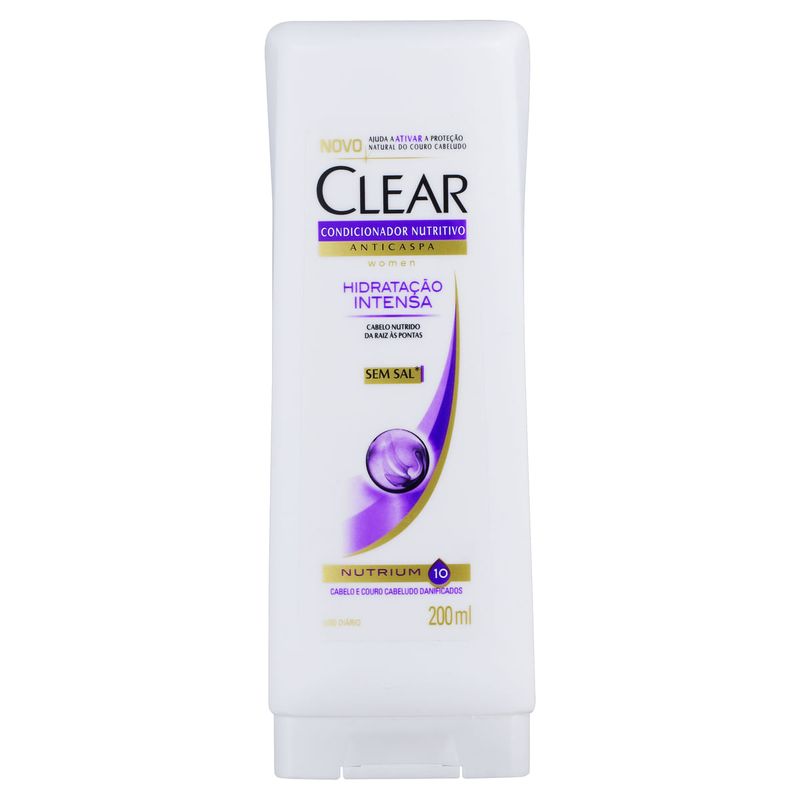 Condicionador-Anticaspa-Clear-Women-Hidratacao-Intensa-200ml