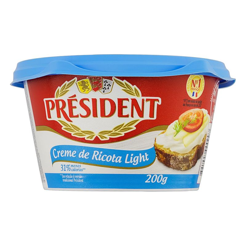 Creme-de-Queijo-Ricota-Light-President-200g