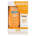 Kit-Protetor-Solar-FPS-30-Cenoura---Bronze-200ml-Gratis-Protetor-Solar-Facial-FPS-30-50g