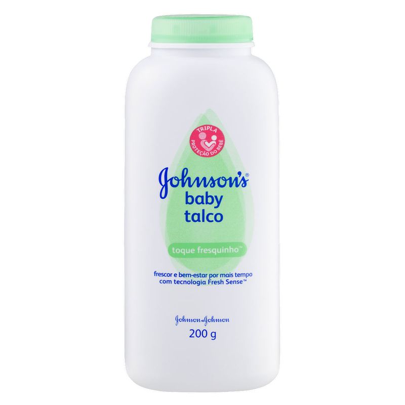 Talco-Johnson-s-Baby-Toque-Fresquinho-200g