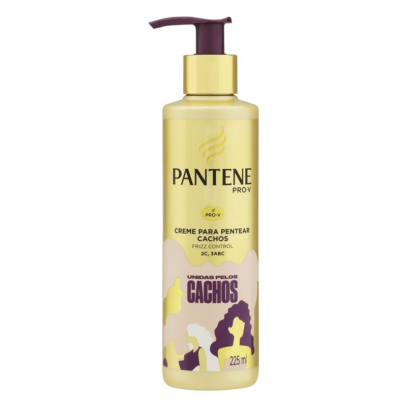 Creme-para-Pentear-Cachos-Pantene-Unidas-pelos-Cachos-225ml