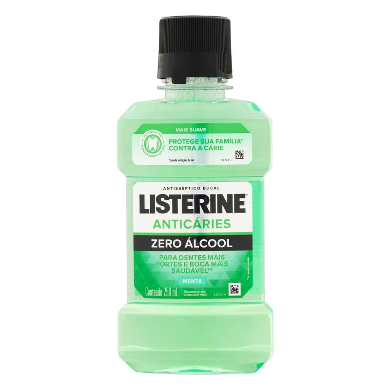 Enxaguante-Bucal-Antisseptico-Zero-Alcool-Menta-Listerine-Anticaries-250ml