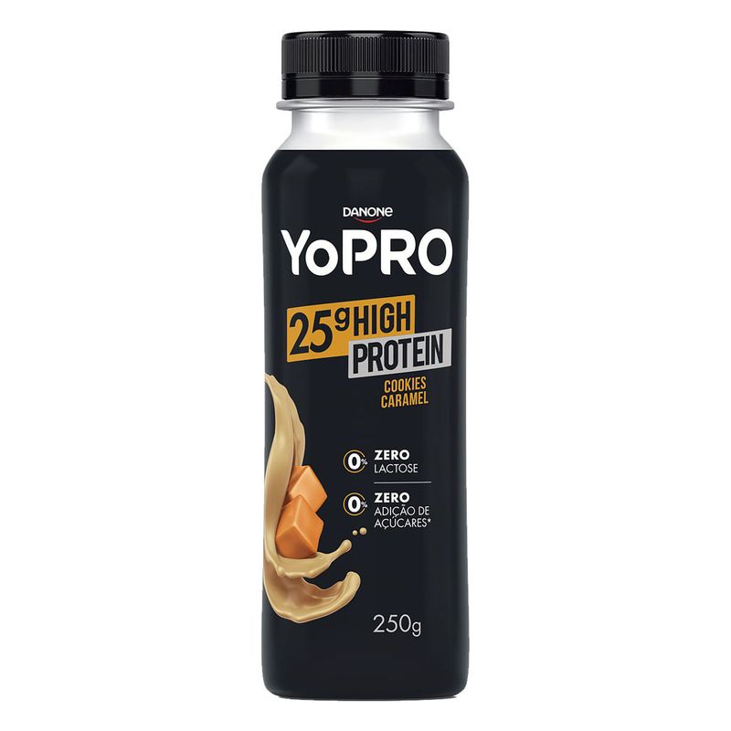 Iogurte-Desnatado-Cookies-Caramel-Zero-Lactose-Yopro-25g-High-Protein-250g
