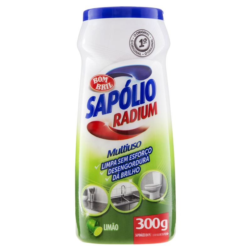 Saponaceo-em-Po-Multiuso-Limao-Sapolio-Radium-300g