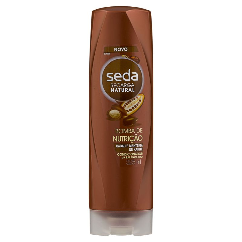 Condicionador-Seda-Recarga-Natural-Bomba-de-Nutricao-325ml