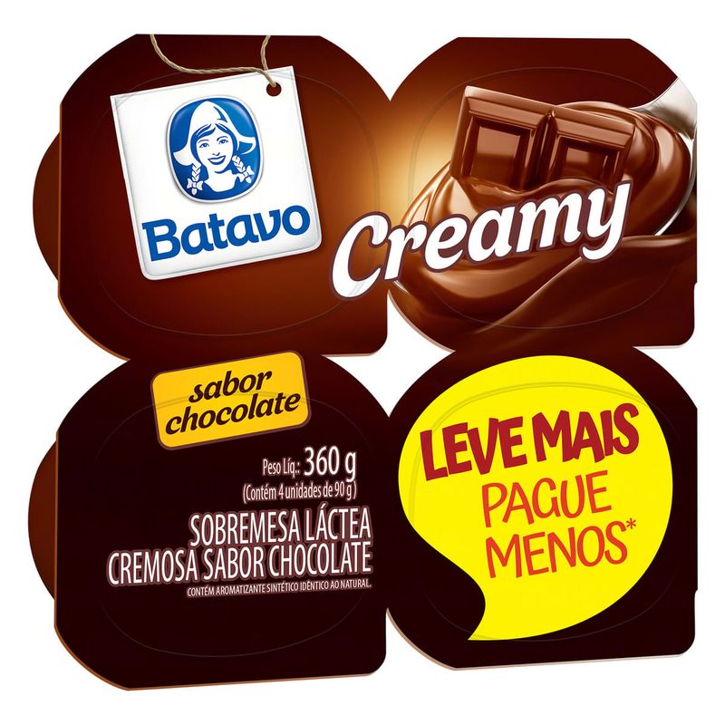 Sobremesa-Lactea-Chocolate-Batavo-Creamy-360g-4-Unidades-Leve-Mais-Pague-Menos