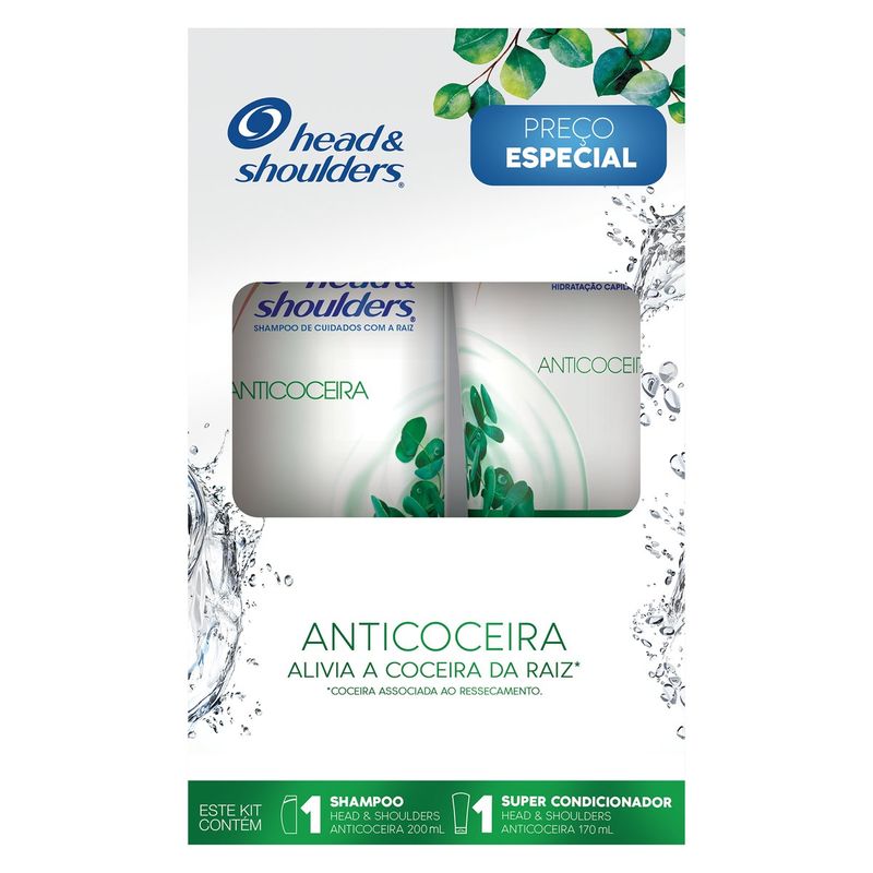 Kit-Shampoo-200ml---Super-Condicionador-170ml-Anticaspa-Head---Shoulders-Anticoceira