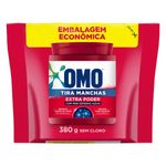 Tira-Manchas-em-Po-Omo-Extra-Poder-380g-Refil-Embalagem-Economica