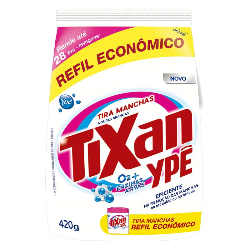 Tira-Manchas-em-Po-Roupas-Brancas-Tixan-Ype-420g-Refil-Economico