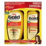 Kit-Shampoo-300ml---Condicionador-200ml-Niely-Gold-Queratina-Reparacao