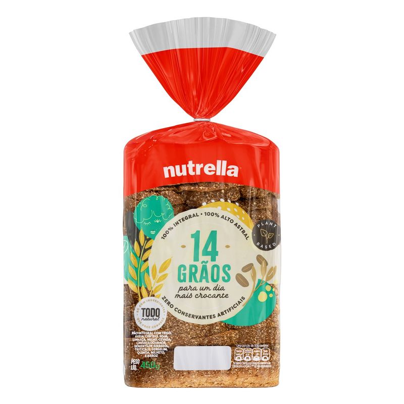 Pao-Integral-14-Graos-Nutrella-450g