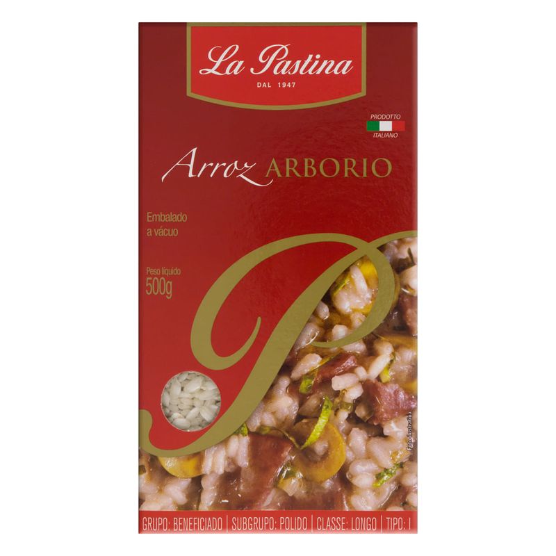 Arroz Arborio La Pastina Caixa 500g